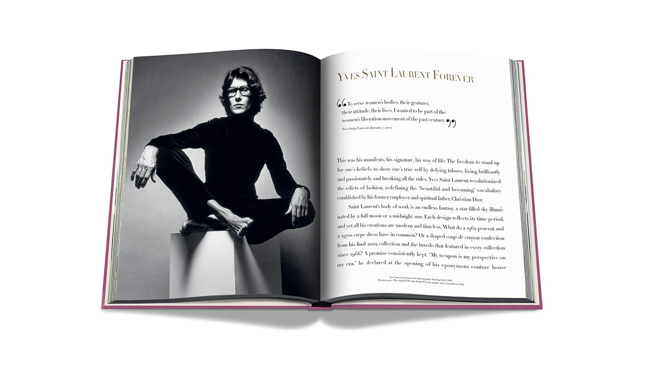 Yves Saint Laurent book by ASSOULINE.